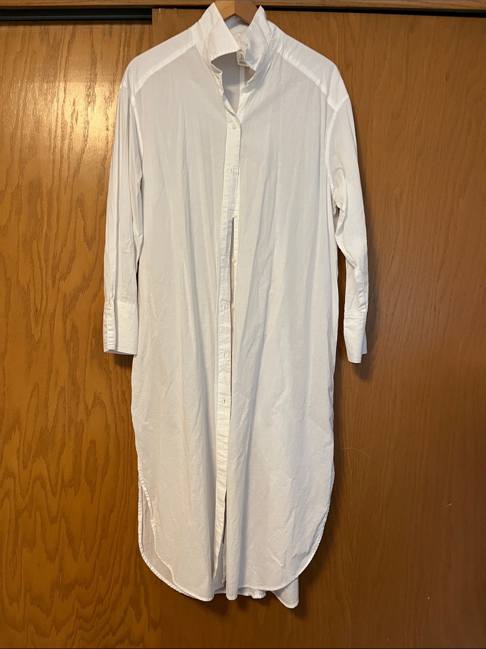 H&M White Longline Shirt Tunic